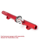 K-Series Fuel Rail in Satin Red Finish-17